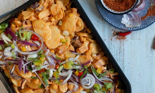 American BBQ aardappelsalade