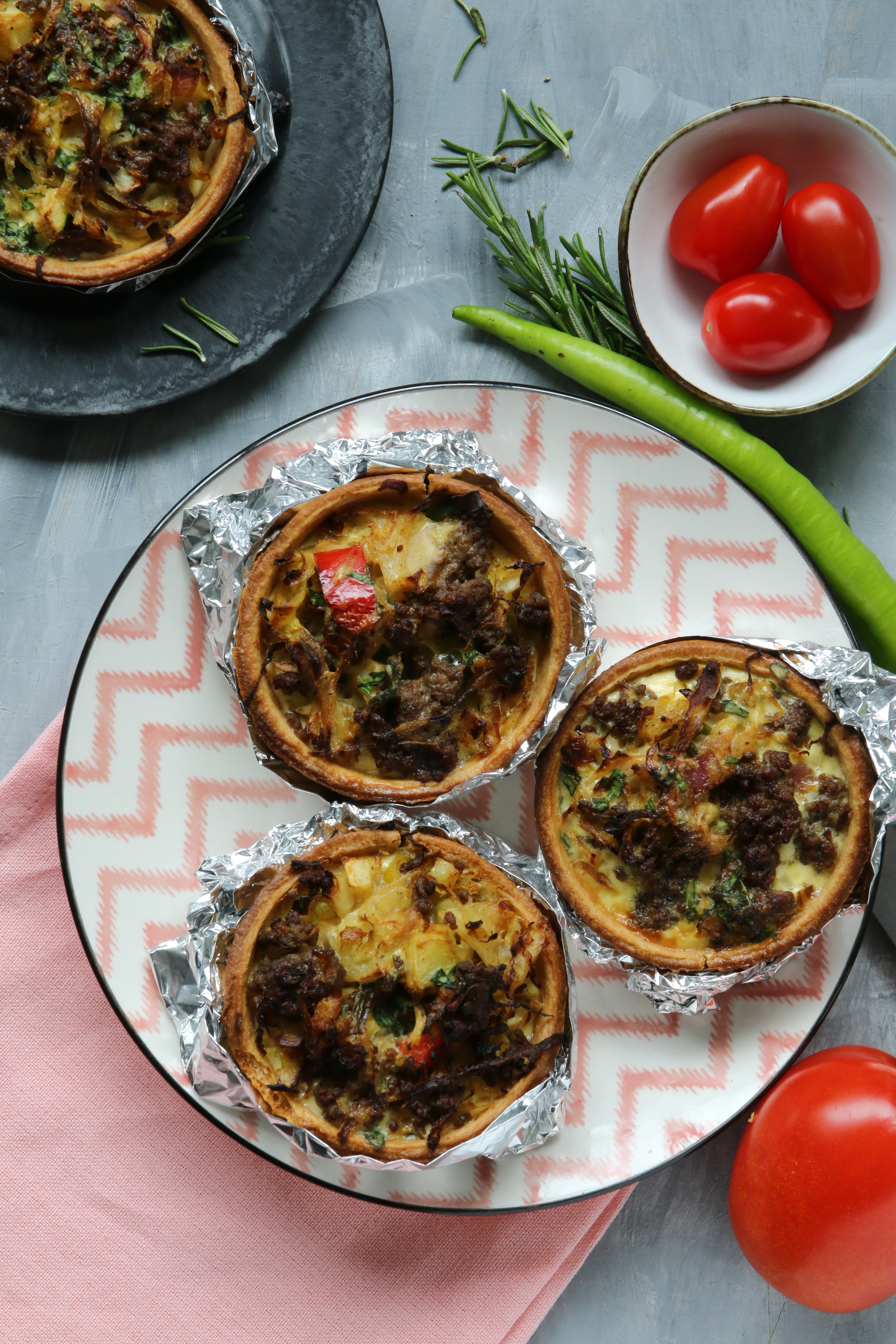 Mini quiche met gehakt