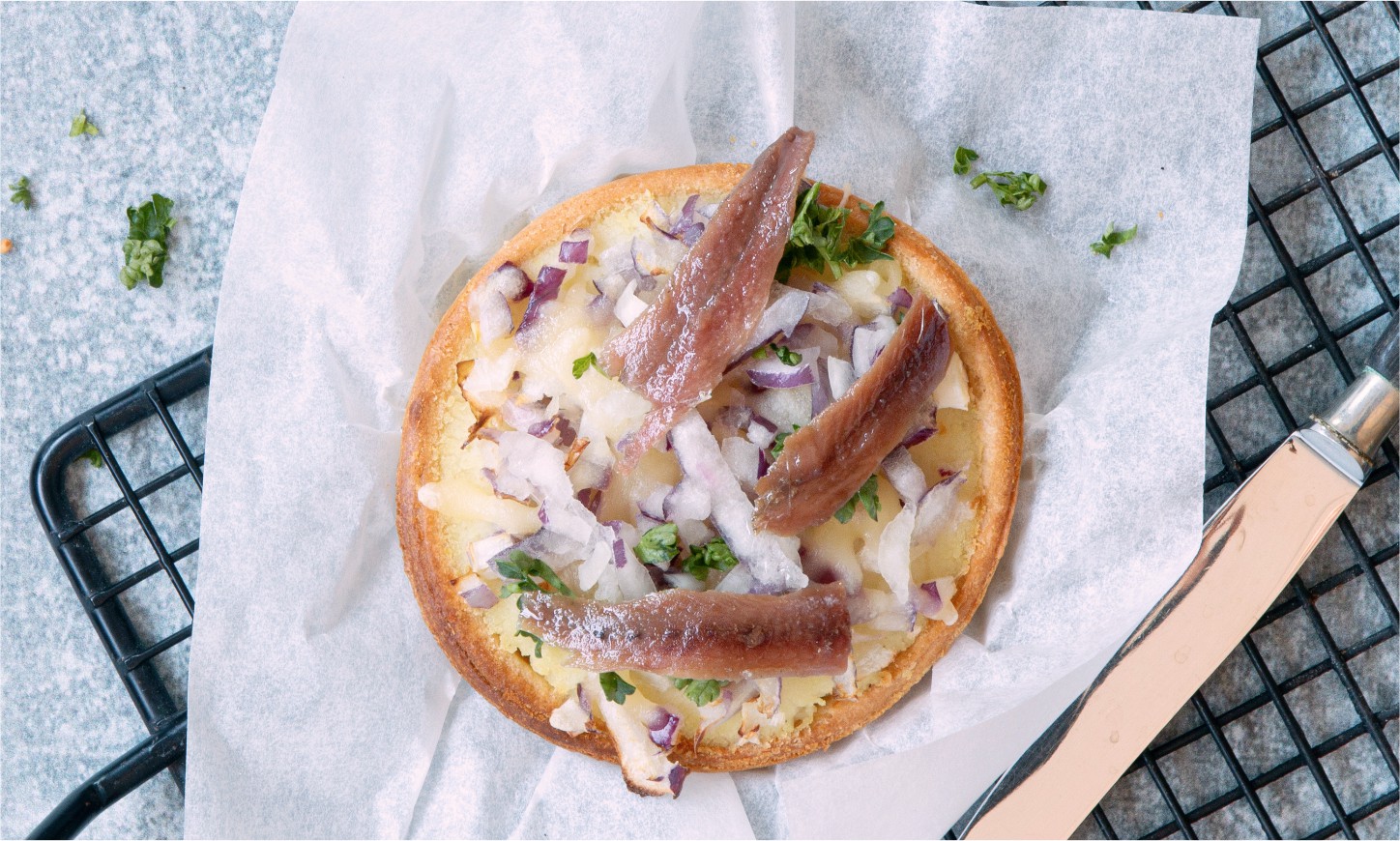 Mini quiche met ansjovis