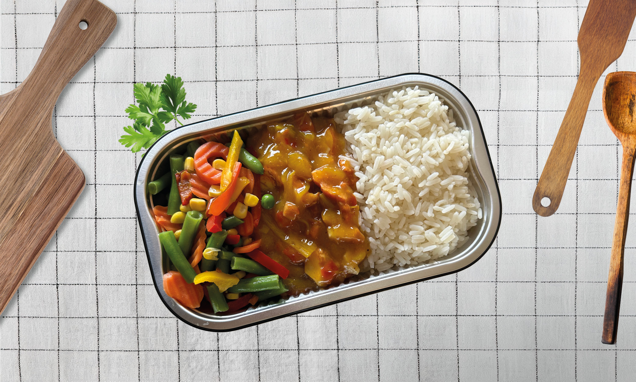 Maaltijd Bombay Curry