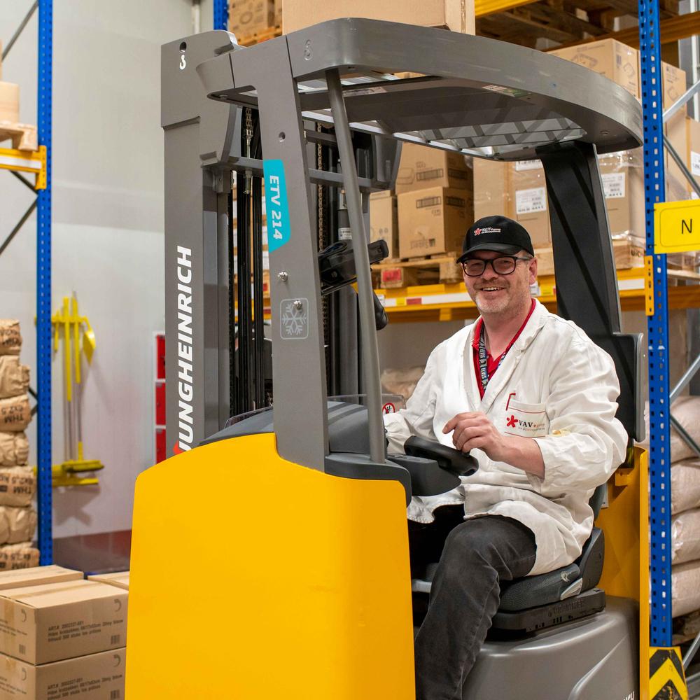 Magazijnmedewerker Rudy