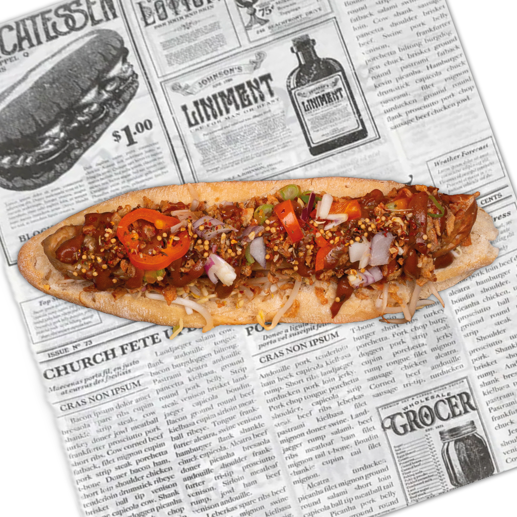 Indische Saté Hotdog
