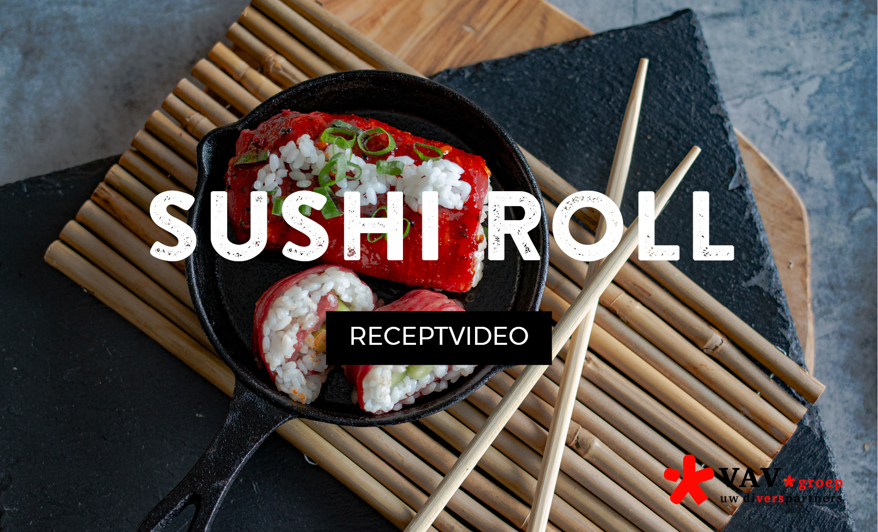 Receptvideo voor Sushi Roll