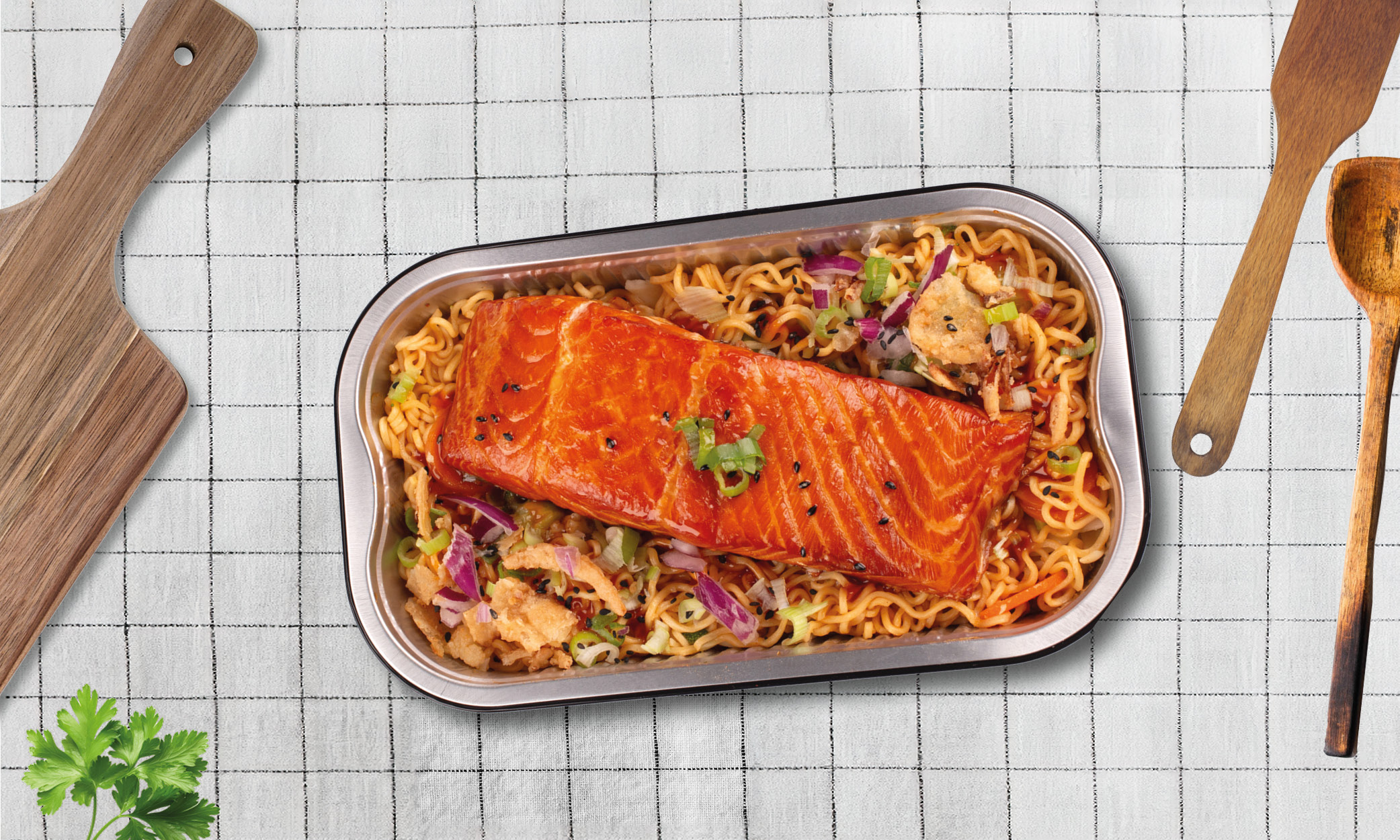 Asian salmon bowl
