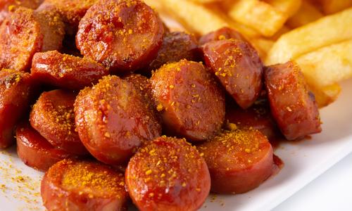 Curryworst kant & klaar