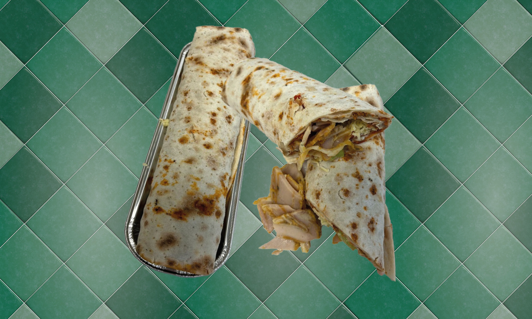 Turkse pizza kebab